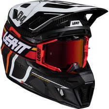 Leatt 2026 Moto 9.5 Carbon Helmet With 6.5 Iriz Velocity Goggles - picture