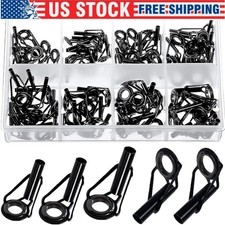 80 Pieces Fishing Rod Tip Repair Kit Rod Tips Kit for Freshwater Saltwater Rods picture