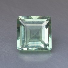 7.57 Ct Natural Blue Green Teal Fluorite 10MM Square Cut for Jewellery picture