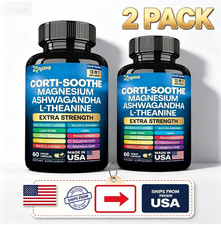 2x Zoyava Corti-Soothe Magnesium,Ashwag&ha,L-Theanine-Supports Cortisol Balance picture