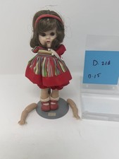 Vintage 1955 Style Doll with Striped Dress picture
