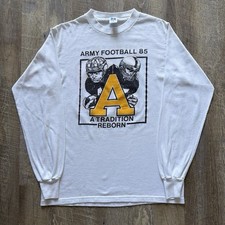 Vintage 1985 Army Navy Football Long Sleeve T Shirt Size Medium picture