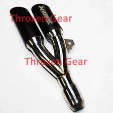 Akrapovic Exhaust 51 mm Slip-On Exhaust Double Barrel Silencer Universal Muffler picture