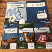 All About Reading Level 1 Second Edition Teacher's Manual Readers(b&w) & Spell picture