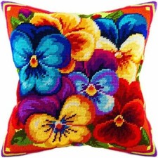 Needlepoint/Tapestry Pillow Cover DIY Kit 