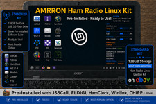 LINUX Ham Radio Laptop Kit 128GB HamClock Digital Modes JS8Call FLDIGI SDR picture