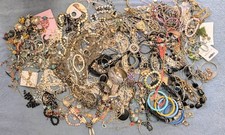Huge 10 Lb+ Destash Large Mixed Jewelry Lot All Wearable Vintage To Now picture