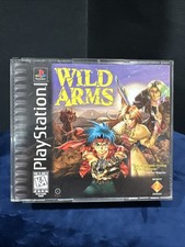 Wild Arms Sony PlayStation 1 1997 Complete In Box 1 Disk Tested Working picture