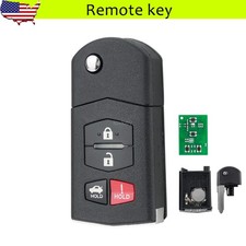 For 2010 2011 2012 2013 Mazda 3 6 Keyless Car Flip Remote Key Fob Transmitter picture