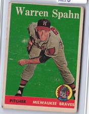 1958 Topps Warren Spahn #270 - Braves - Fr - S7227 picture