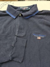 VTG Polo Ralph Lauren Polo Sport Blue Navy Long Sleeve Sz XL picture