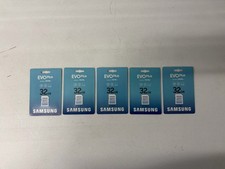 5 PACK Samsung 32GB EVO Plus SD Card for Cameras, Handheld Consoles, Phones SDHC picture