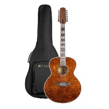 12 Strings Acoustic Jumbo Body Guitar Quilted Maple body Maple Neck Natural picture