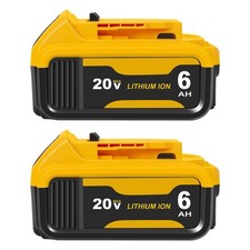 2/4 Pack 20V 6Ah Lithium Ion Battery Compatible 20V Tools LED Indicator picture