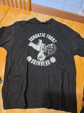 Agnostic FRONT SKINHEAD SHIRT 2001 VINTAGE RARE Machete Mfg Size XL picture