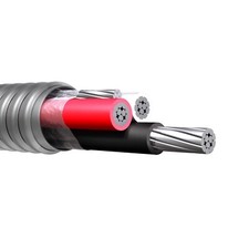 50' 6/3 Type MC Aluminum Conductor Metal Clad Cable 600V picture