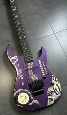 US STOCK Purple Kirk Hammett Ouija Electric Guitar HH Pickup Moon&Star Inlay picture