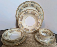 Vtg Noritake Grandeur China #3870 6 Pc Place Setting Excellent Cond (8 Avail ) picture