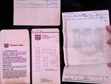 Knights Inn Motel 1985 Guest Folio & Info Card Richmond Indiana Set picture