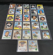 1997 Topps Willie Mays Complete Commemorative Reprint Set Card #1-27 Giants picture