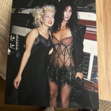 Cyndi Lauper & Cher Autographed & Coasters picture