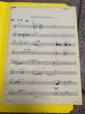 Janis Ian ORIGINAL RARE Handwritten Music Slow Dance Romance signed by Janis COA picture