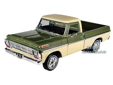 1969 Ford F-100 Pickup Truck Light Green and Cream 1/24 MOTORMAX 79315 picture