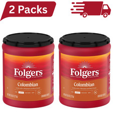 Folgers Colombian Ground Coffee, Medium Roast, 9.6 oz Canister picture
