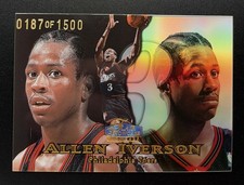 1998-99 Flair Showcase ALLEN IVERSON Row 1 Showpiece #/1500 picture