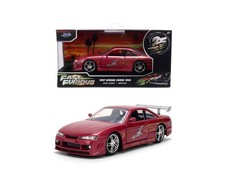 JADA FAST & FURIOUS 1997 NISSAN 240 SX S14 1/32 DIECAST MODEL CAR PINK 36772 picture