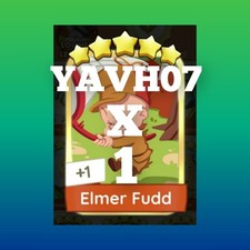 1 x Elmer Fudd (⭐⭐⭐⭐⭐) - set 21 (Golden Blitz Sticker Mono_poly_ Go) picture