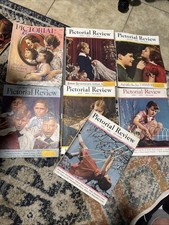 Vintage Pictorial Review Magazines 1935/36 -  Lot Of 7 picture