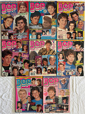 Vintage 1986 Bop Magazine Lot Of 8 80s Teen Magazines picture
