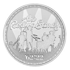 2022 Great Britain 1 oz Silver Music Legends: The Rolling Stones BU - In Stock picture