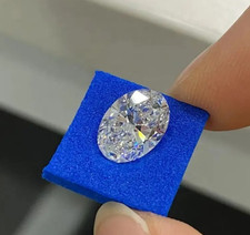 6 Ct CVD Lab Grown Diamond D Color Oval Cut VVS1 Clarity Loose Diamond Certified picture