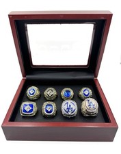 NEW LOS ANGELES DODGERS ALL 8 WORLD SERIES RING SET KOUFAX KERSHAW OHTANI +CASE picture
