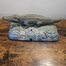 Vintage Motion Controlled Animated Singing Alligator Rare Works picture
