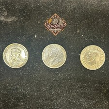 1935, 1936, & 1937 CANADIAN SILVER $1 DOLLAR COINS picture