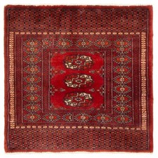 Traditional Red Hand-knotted Area Rug 2'0