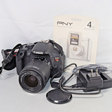 Canon EOS Rebel T5i EF-S 18-55 IS STM Camera Kit *GOOD/TESTED* 22,438 Shutter picture