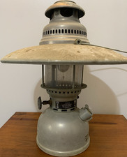 Wenzel 1887 Kerosene Hanging Lantern Gray Metal Glass 823018 picture