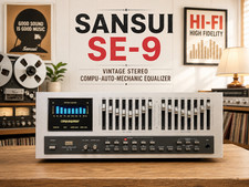 SANSUI SE-9 🌈RaRe🌈 Vintage Stereo Compu-Auto-Mechanic Equalizer picture