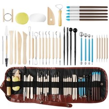 40Pcs Polymer Clay Tools Kit Pottery Sculpting Carving Ceramic Modeling Set picture