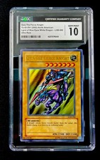 2002 Yu-Gi-Oh LOB Gaia the Fierce Knight CGC 10 GEM MINT picture