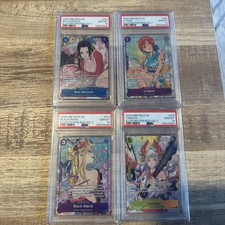 SEQUENTIAL SET PSA 10 ONE PIECE ILLUSTRATION BOX VOL 1&2 NAMI BOA MARIA YAMATO picture
