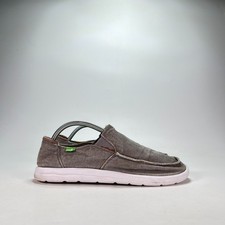 Sanuk Hi Five Gray Casual Comfort Sneakers Slip On Shoes 1109240 Men's Size 9 picture