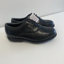 Footjoy Women Aqualites Black Leather Golf Shoe Sz EU36 US5.5 Style 93036K NWOB picture