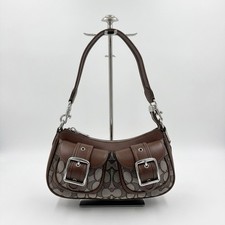 Coach Ashton Baguette Shoulder Bag CBJ00 Signature Canvas Outlet New with Box picture