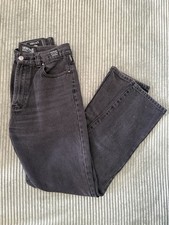Versace Jeans Couture Gray Dark Wash Straight Fit Mid Rise Logo Denim Jeans picture