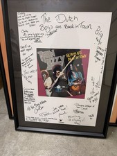 Thin Lizzy Signed Framed Poster/Print with Handwritten Message picture